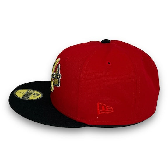 Atlanta Braves 00 ASG 59FIFTY New Era Red Black Hat USA CAP KING