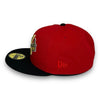 Atlanta Braves 00 ASG 59FIFTY New Era Red & Black Hat