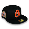 Baltimore Orioles 50th 59FIFTY New Era Black Hat