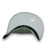 Baltimore Orioles 60th Anni. 59FIFTY New Era E Green & P Green Fitted Hat Snow Grey UV