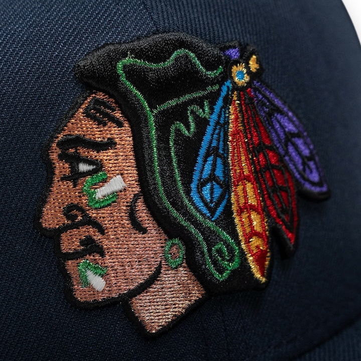 Blackhawks Stadium 59FIFTY New Era Navy Fitted Hat