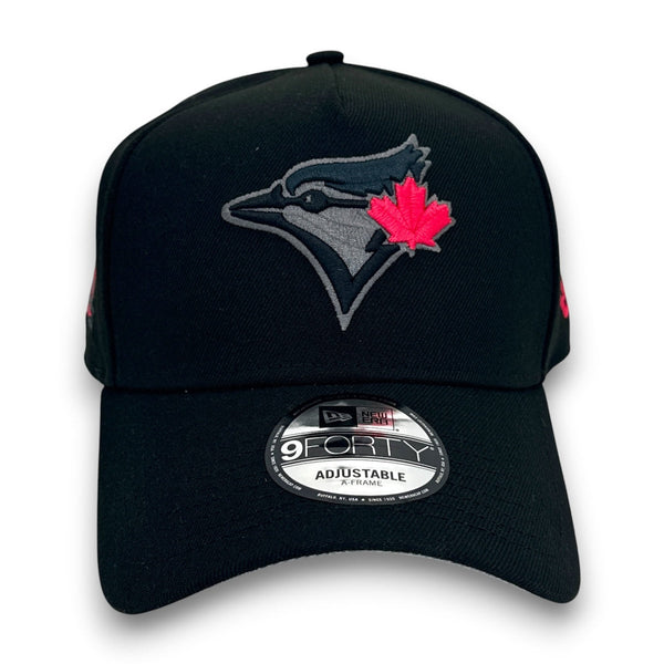 Blue Jays 30th New Era 9FORTY AF Black Snapback Hat