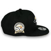 Blue Jays 40th New Era 9FIFTY Black Snapback Hat Khaki UV
