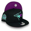 Blue Jays 40th  New Era 9FIFTY Black Snapback Hat Purple UV