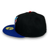 Blue Jays 93 WS 59FIFTY New Era Black & Blue Hat