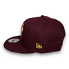 Blue Jays 93WS 9FIFTY New Era Maroon Snapback Hat