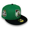 Boston Celtics 17X 59FIFTY New Era Green & Black Hat