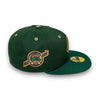 Boston Fenway Park 59FIFTY New Era Pine Green & Emerald Fitted Hat Realtree Bottom