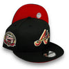 Braves 17 IS New Era 9FIFTY Black Snapback Hat