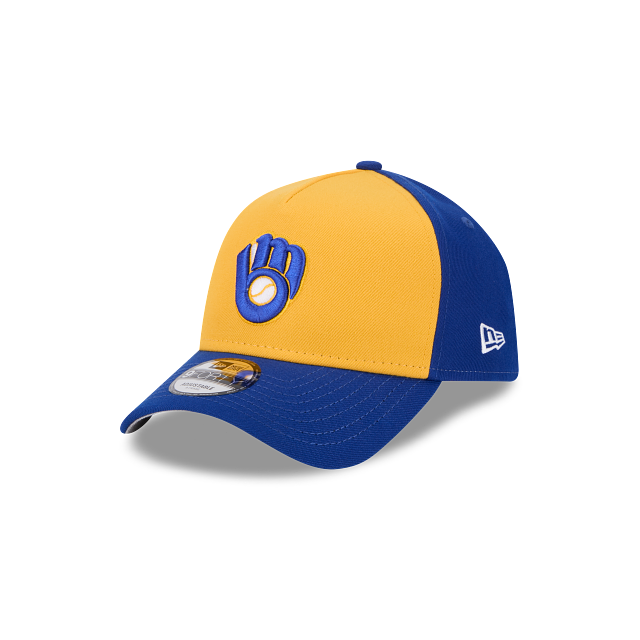 Brewers Basic New Era 9FORTY AF Blue Snapback Hat