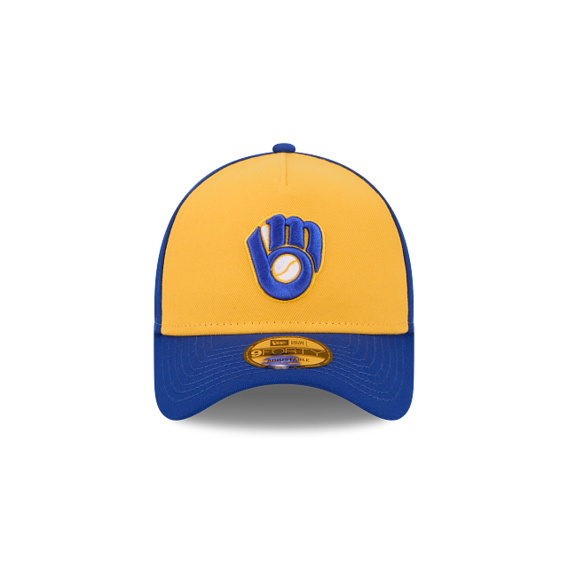 Brewers Basic New Era 9FORTY AF Blue Snapback Hat
