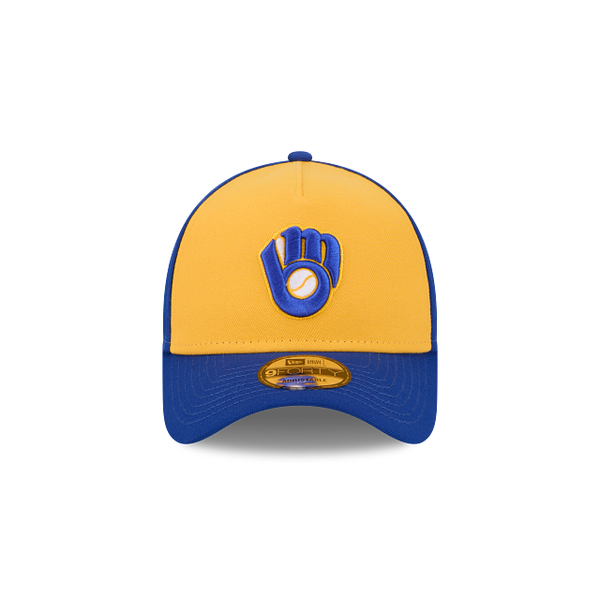 Brewers Basic New Era 9FORTY AF Blue Snapback Hat