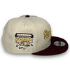 Brooklyn Dodgers 50th New Era 9FIFTY Stone & Maroon Snapback Hat