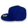 Brooklyn Dodgers Ebbets field New Era 59FIFTY Royal Blue Hat Sky Blue Bottom