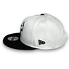 Bulls 6x 9FIFTY New Era White & Black Snapback Hat Sky Blue UV