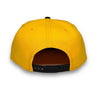 Bulls 6x Champs 9FIFTY New Era Yellow & Black Snapback Hat