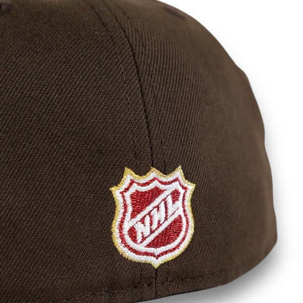 Calgary Flames 59FIFTY Walnut New Era Hat