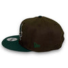 Cardinals 11 WS New Era 9FIFTY Brown & Green Snapback Hat Grey Botton