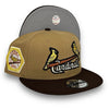 Cardinals 31 WS New Era 9FIFTY Khaki & DK Brown Snapback Hat