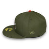 Cardinals Busch Stadium 59FIFTY New Era Olive Hat