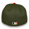 Cardinals Busch Stadium 59FIFTY New Era Olive Hat