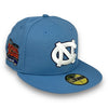 Carolina Tar Heels 05 Final Fours New Era 59FIFTY Sky Blue Hat