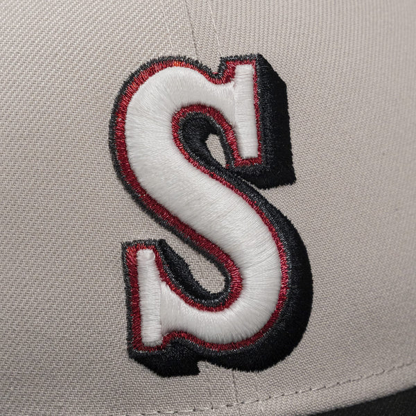 Cartoon Connection Mariners 59FIFTY Stone New Era Hat