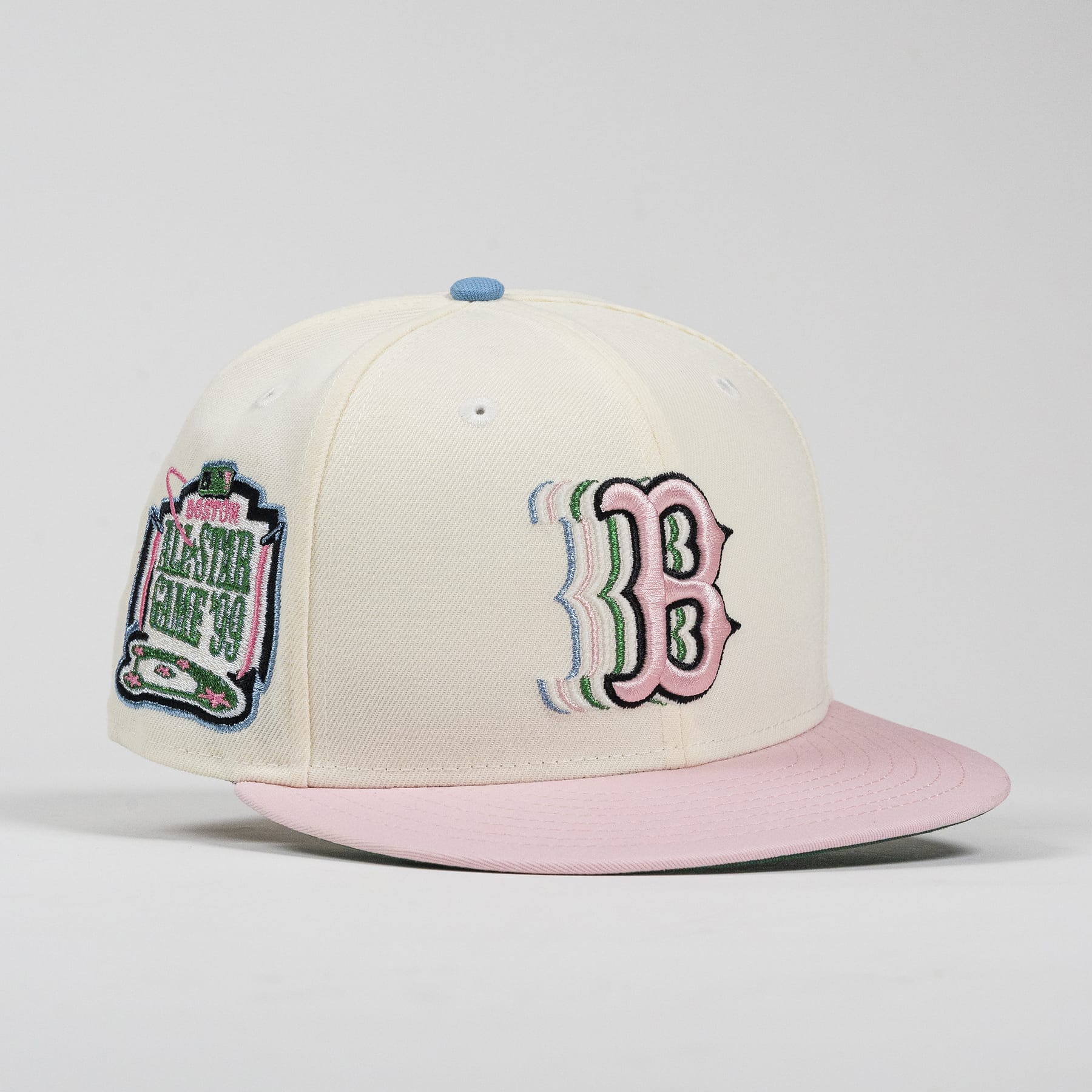 Cartoon Connection Red Sox 59FIFTY Chrome New Era Hat