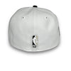 Chicago Bulls 6X 59FIFTY New Era White & Graphite Hat