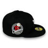 Chicago Bulls Red Sparks 6X 59FIFTY New Era Black Hat