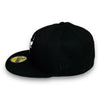 Chicago Bulls Silver Sparks 6X 59FIFTY New Era Black Hat