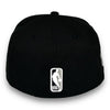 Chicago Bulls Silver Sparks 6X 59FIFTY New Era Black Hat