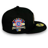 Chicago Cubs 90 ASG 59FIFTY New Era Black Hat Red UV
