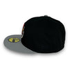 Chicago Cubs 90 ASG 59FIFTY New Era Black & Grey Hat Red UV