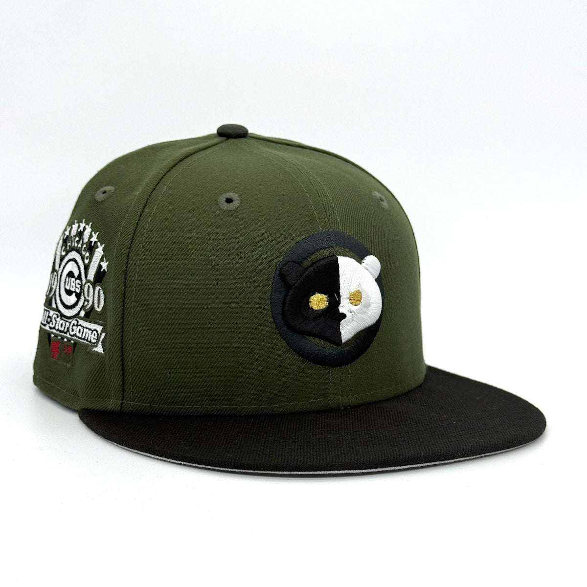 Chicago Cubs 90 ASG 59FIFTY Olive/Black New Era Hat