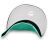 Cleveland Indians New Era 59FIFTY Mint & Light Navy Hat Gray Botton