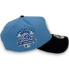 Blue and black baseball cap with Chicago Cubs All-Star Game logo on a white background