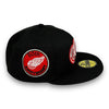 Detroit Red Wings 50th 59FIFTY New Era Black Hat