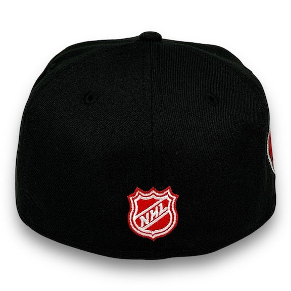 Detroit Red Wings 50th 59FIFTY New Era Black Hat