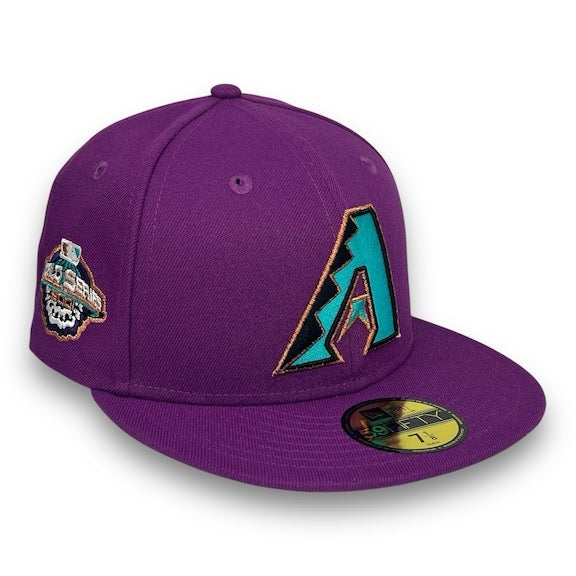 Diamondbacks 01 WS 59FIFTY New Era Purple Hat