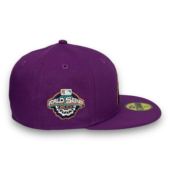 Diamondbacks 01 WS 59FIFTY New Era Purple Hat
