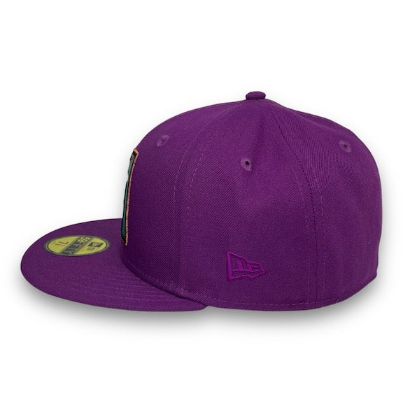 Diamondbacks 01 WS 59FIFTY New Era Purple Hat