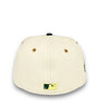 Diamondbacks 20th Anni. New Era 59FIFTY Stone & DK Green Hat Gold Botton