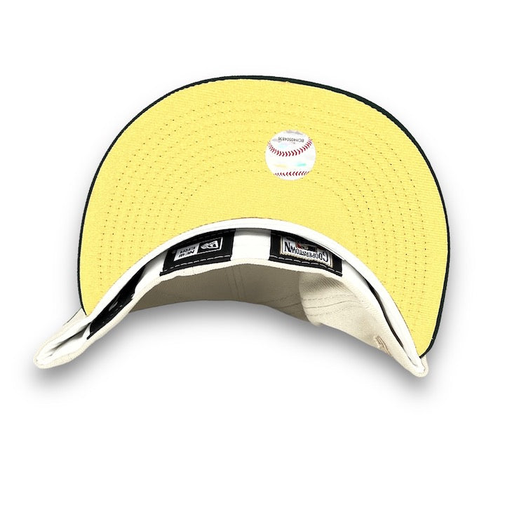 Diamondbacks 20th Anni. New Era 59FIFTY Stone & DK Green Hat Gold Botton