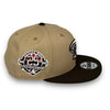 Diamondbacks 25th New Era 9FIFTY Camel & D Brown Snapback Hat