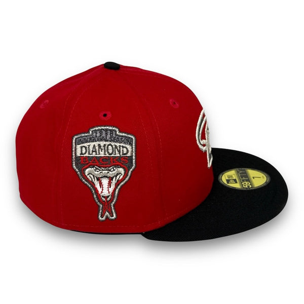 Diamondbacks Inaugural 59FIFTY Fitted Red & Black Hat