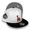 Dodgers 40th New Era 9FIFTY White &  Black Snapback Hat