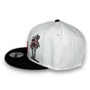 Dodgers 40th New Era 9FIFTY White &  Black Snapback Hat