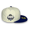 Dodgers 40th 59FIFTY New Era Off White & Royal Blue Hat