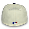 Dodgers 40th 59FIFTY New Era Off White & Royal Blue Hat